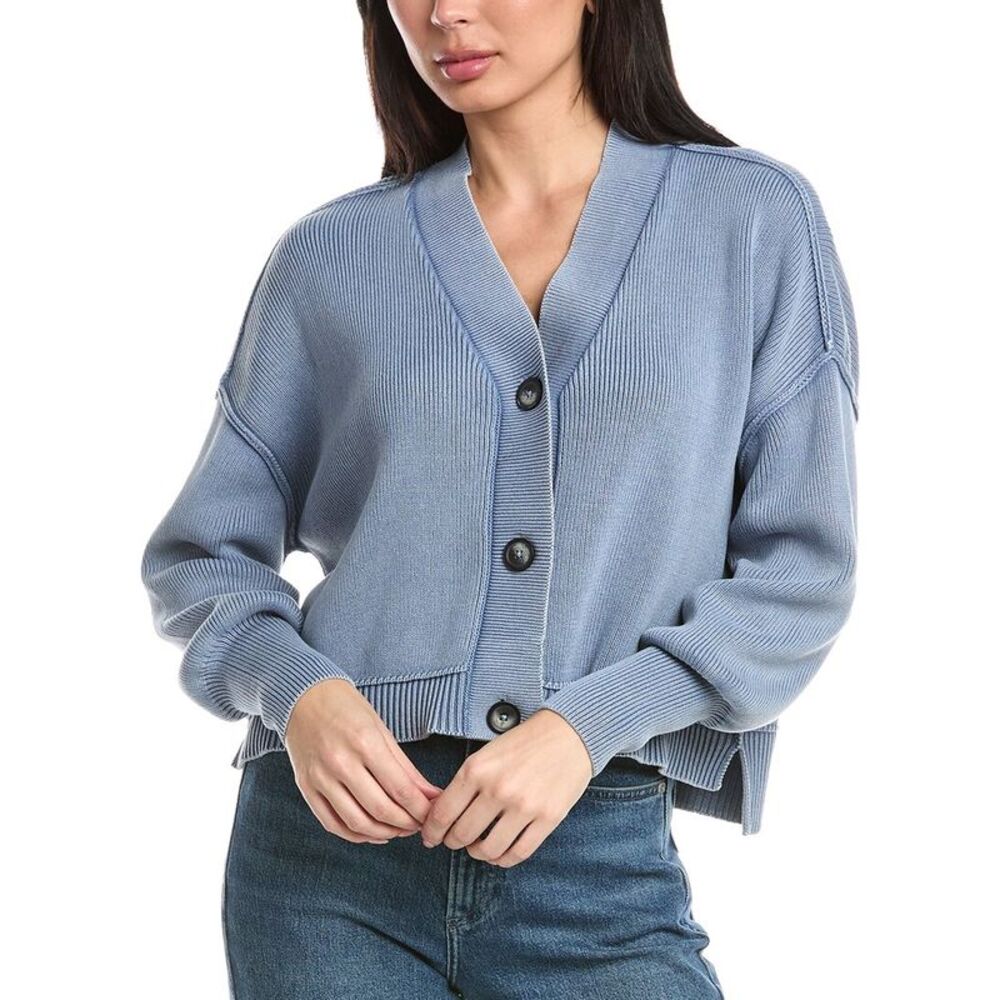 Rd Style Womens Sumire V-Neck Cardigan, Blue